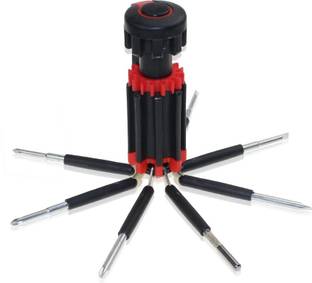 Aryshaa Genuine Quality 8 In 1 Multi Screwdriver With LED Portable Torch Combination Screwdriver Set