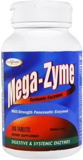 Enzymatic Therapy Mega-Zyme, Systemic Enzymes, 200 Tablets
