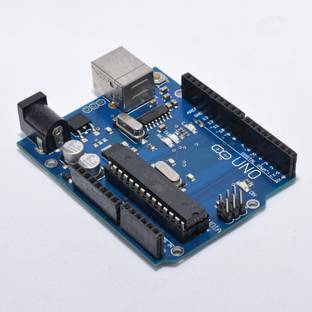 MAKER AND HACKER Arduino Uno R3 Compitible Board with ATmega328P CH340G, First Indian Board with Auto Power selection MADE IN INDIA Electronic Components Electronic Hobby Kit