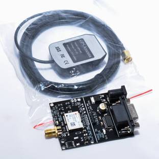 MAKER AND HACKER Ublox NEO-6M GPS Module with GPS antenna and RS232 Serial Port Version 2.0 MADE IN INDIA Electronic Components Electronic Hobby Kit
