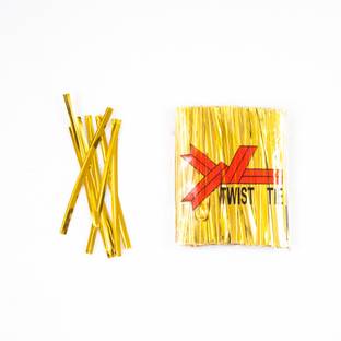 Esslly Twist n tie wire NA Plastic, metal Gift Wrapper