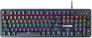 Cosmic Byte CB-GK-13 Neon Brown Switch Mechanical Wired USB Standard Gaming Keyboard Compatible with Desktop, Laptop, Mac