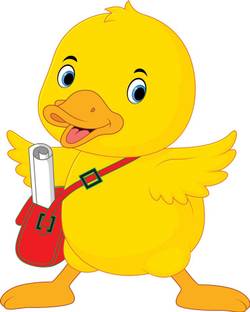 god & god's 71 cm Baby Duck 522 Self Adhesive Sticker