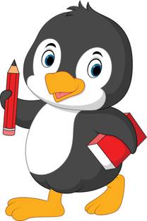 god & god's 61 cm Penguin Baby 528 Self Adhesive Sticker