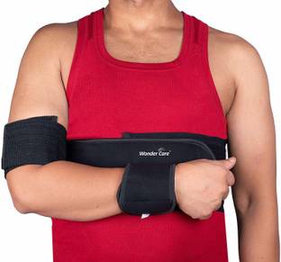 Wonder Care Left Right Shoulder Immobilizer Elastic Shoulder Brace for Clavicle Collar Bone Shoulder Support