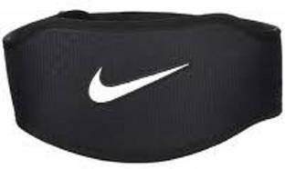 NIKE Strength Training Belt AC4431-091 (Black/Black/White, Large) Abdominal Belt