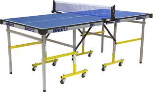 Bronx Mini 6 x 3 ft 18 mm Both Side Laminated top with 50 mm Wheel Rollaway Indoor Table Tennis Table