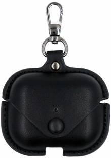 KHR Back Cover for Apple Airpods Pro 2019 Luxury Leather Storage Bag Earphone Cover with Keychain Charging Case