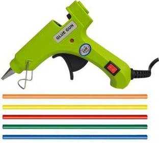 GUNSTICK GLUE GUN NEON 20W 20WATT WITH 5 FLUORESCENT STICKS Standard Temperature Corded Glue Gun