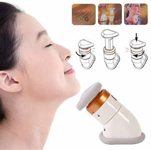 QOZWEID Neck Slimmer Double Chin Remover Reducer Face Lift Neck Massager Neck Genie Elite Neckline Slimmer Facial Flex Fitness Jawline Exerciser Shaper Equipment Toning System for Men Women Facial Cleanser System & Brush