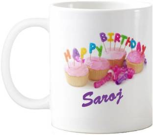 Exoctic Silver Saroj Happy Birthday Quotes 74 Ceramic Coffee Mug