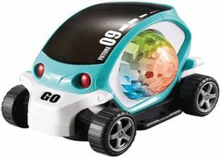Haulsale Musical 09 Future Car BUMP ‘N’ GO Toy With 360 Degree Rotation & 4D Lights115