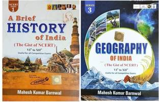 NCERT 6th To 12th A Brief History Of India And Geography Of India. The Gist Of NCERT Useful For All Competitive Exam By Mahesh Kumar Barnwal, Paper Back