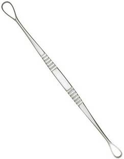 Agarwals Uterine Curette S/B 9½” Double Ended Medium Hole(Pack Of 1) Hand Held Retractor