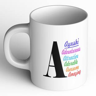 Abaronee Ayushi c001 in name Ceramic Coffee Mug