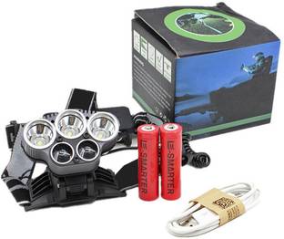 Nema Ultra Bright 5 LED Headlamp 8000 lumens with Charger - Blue LED Headlamp