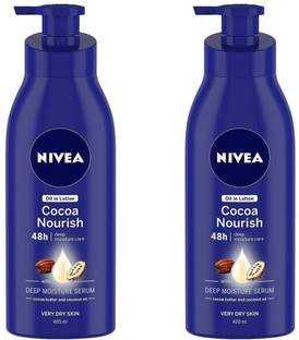 NIVEA Cocoa Nourish Body Lotion (400 ml) SET OF 2