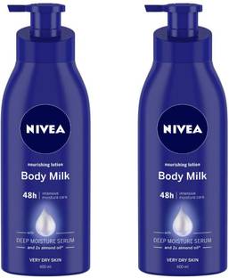 NIVEA Body Milk Nourishing Lotion (400 ml) SET OF 2