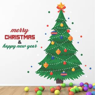 StickMe Christmas - Tree - Happy New Year - Decorations - Creative - Colorful - Wall Sticker-SM814