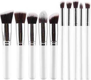 Kylie 10 Pcs Make Up Refresh Of Brush Set WHITE