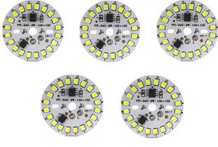 SME 5 Pics 9 Watt Direct On Board LED Bulb Raw Material White Color Light Electronic Hobby Kit