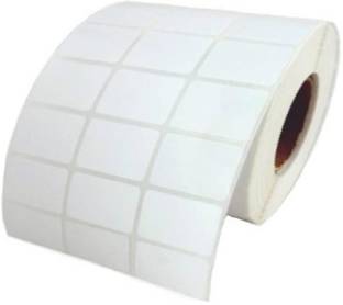 youtech 34MMX22MM (1.34inchX0.87inch) Barcode Label 3''up Self-adhesive Paper Label (White) 1ROLL 5000 LABELS set of 1 Roll Self Adhesive Paper Label