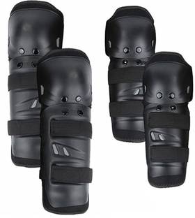 Protos India.Net Knee and Elbow Guards Knee Guard, Elbow Guard Free Black