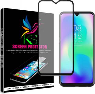 K S ENTERPRISES Edge To Edge Tempered Glass for TECNO SPARK POWER