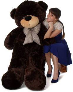 RSS SOFT TOYS 3 Feet Soft & Smooth Teddy Bear Very Smooth Toys Birthday 91 CM Choclate (91 cm)  - 91 cm