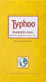 typhoo Darjeeling 100 Heat Unflavoured Black Tea Bags Pouch