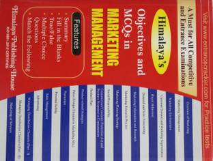 HIMALAYA'S OBJECTIVES AND MCQS IN MARKETING MANAGEMENT