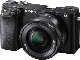 SONY Alpha ILCE-6100L APS-C Mirrorless Camera with 16-50 mm Power Zoom Lens Featuring Eye AF and 4K mo...