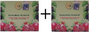 शहनाज़ हुसैन 5 स्टेप मिक्स्ड फ्रूट फेशियल किट (2 का पैक) 100 g