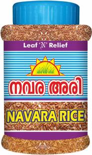 Leaf N Relief Navara RIce - Red Rice - 400 gm x 2 Nos Red Navara Rice