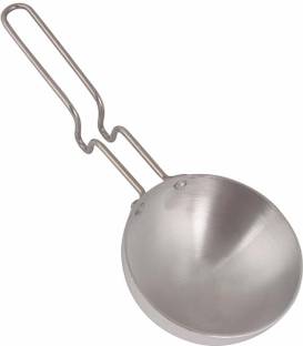 Maxinox Round Tadka Ladle no. 10 (1Set) Tadka Pan 9 cm diameter 0.5 L capacity
