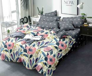 PUMPUM 150 TC Microfiber King Abstract Flat Bedsheet
