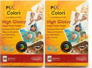 PIX colors PL2104R100 New Unruled 4R 210 gsm Inkjet Paper