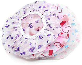 BEAUTRISTRO Reusable Waterproof Elastic Eva Free-Size Bathroom Shower Caps