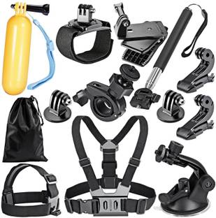 housemate 12 in 1 Mounts, Straps & Accessories Kit for GoPro Hero 8/7/6/5/4/3/2/1/SJCAM/Akaso/Apeman/Xiaomi Yi Action Camera Strap