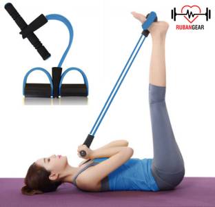 Ruban Gear Latex Pull Rope Tummy Trimmer, Waist Trimmer, Ab Exerciser Ab Exerciser