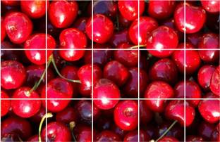 Decoration Stickers 90 cm Red Berries Waterproof and Anti Oil Stain Kitchen Sticker Self Adhesive Sticker