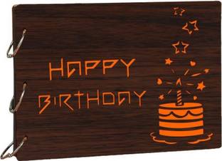 Heritagecrafts Happy Birthday Cake Sparkle Scrapbook Photo Album