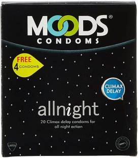 MOODS all night black packet Condom