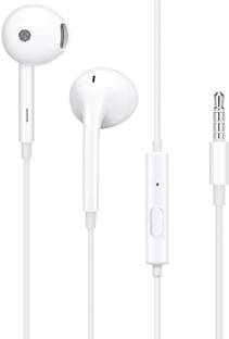 Meyaar Heavy Bass Tangle Free In-Ear Earbud with Ergonomic Comfort-Fit Wired