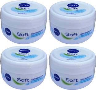 NIVEA Soft Moisturizing Cream 4 Units of 100ml each