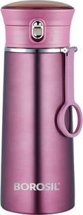 BOROSIL 420 ml Steel Flask