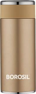 BOROSIL Travelsmart Vacuum Insulated Bottle, 6 Hrs Hot & 8 Hrs Cold, Rose 200 ml Flask