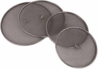 Mohini steels SS NET Cover Set of 4 PCS 9 inch, 8 inch, 6.5 inch, 6 inch Lid Set, Pack of 4