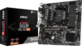 MSI B450M PRO-VDH MAX Mini-ATX AM4 Gaming AM4Socket Mini-ATX AMD B450 Chipset DDR4 Motherboard for Desktop