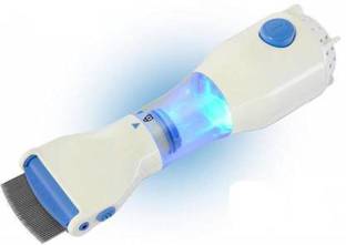 b.h.fashion Electrical Head Lice Comb Lice Solution Chemical Free Kills Head Lice Capture Lice (White)